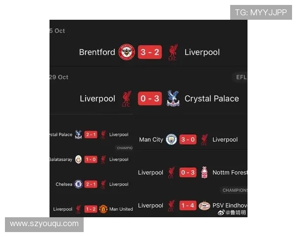 利物浦历史上首次在单场比赛中对阵埃因霍温丢4球的战绩分析